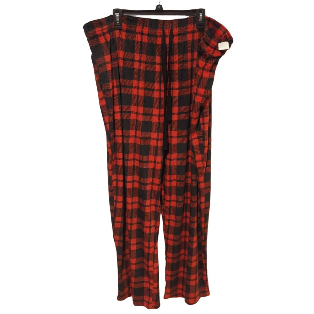 Jammies for Families Black/Red Plaid Pants, NWT, 3XB